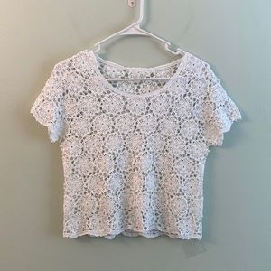 Hand made knitted top